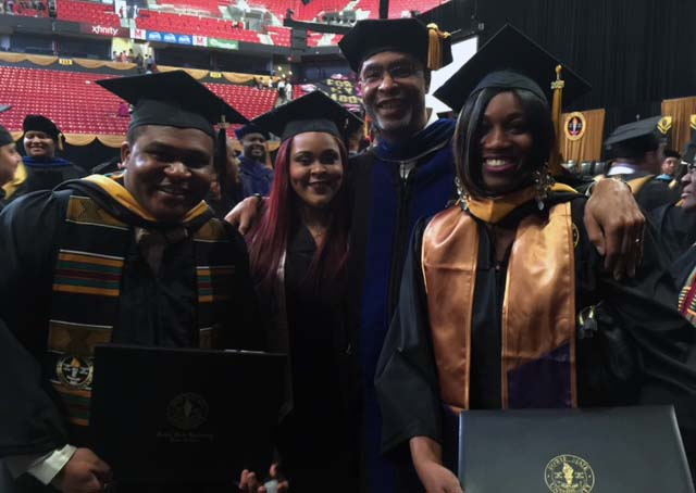 Commencement 2015 GMS with Students